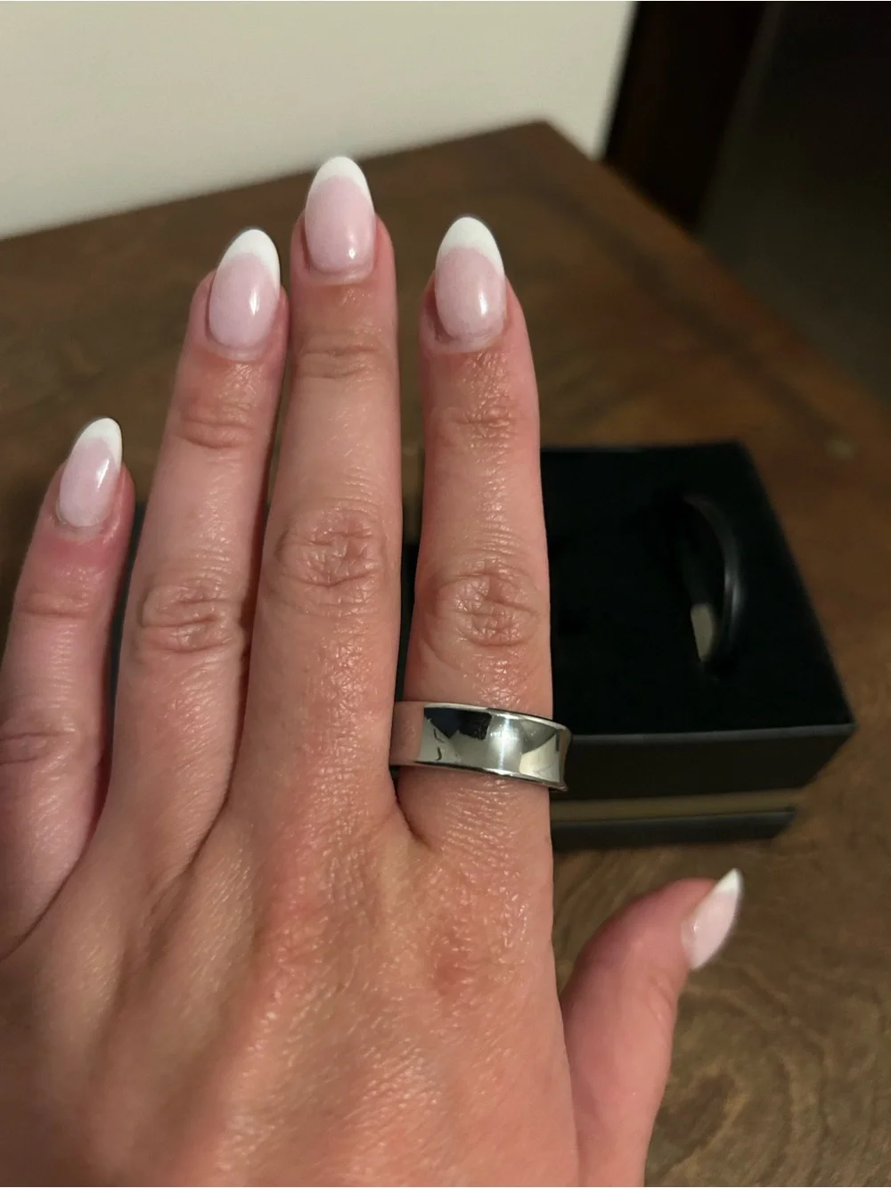 Halo Black and Gold Jewelry Ring Box